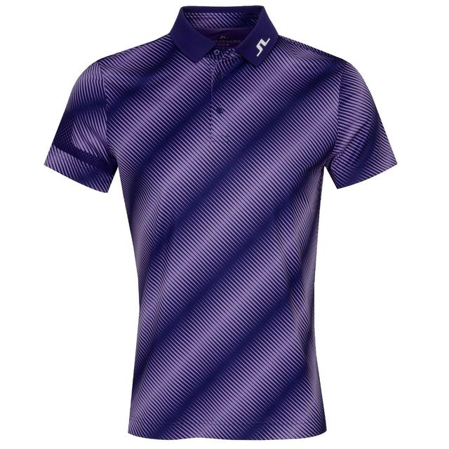 J Lindeberg Heath Print Golf Polo Shirt on Productcaster.