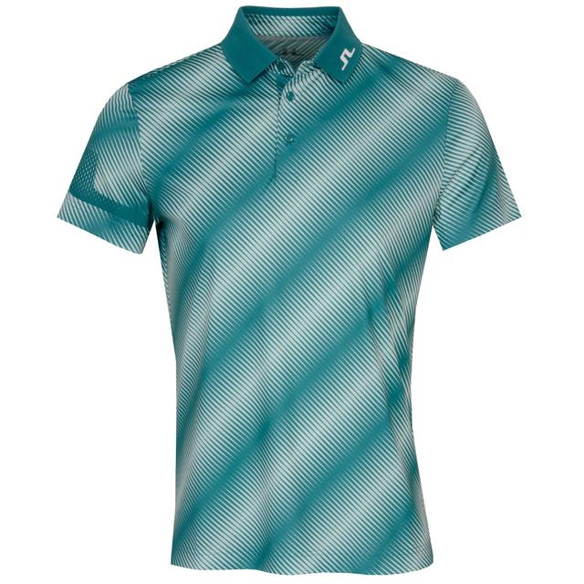 J Lindeberg Heath Print Golf Polo Shirt on Productcaster.