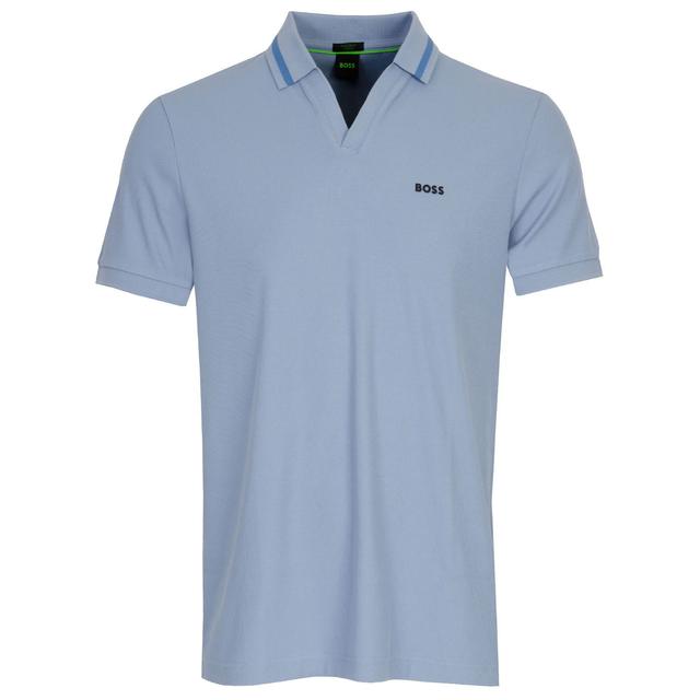 BOSS Palle Tape Rib Polo Shirt on Productcaster.