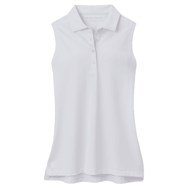 Peter Millar Banded Sport Mesh Sleeveless Ladies Golf Polo Shirt by Scottsdale Golf on Productcaster.