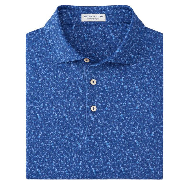 Peter Millar Wine Country Performance Jersey Golf Polo Shirt on Productcaster.