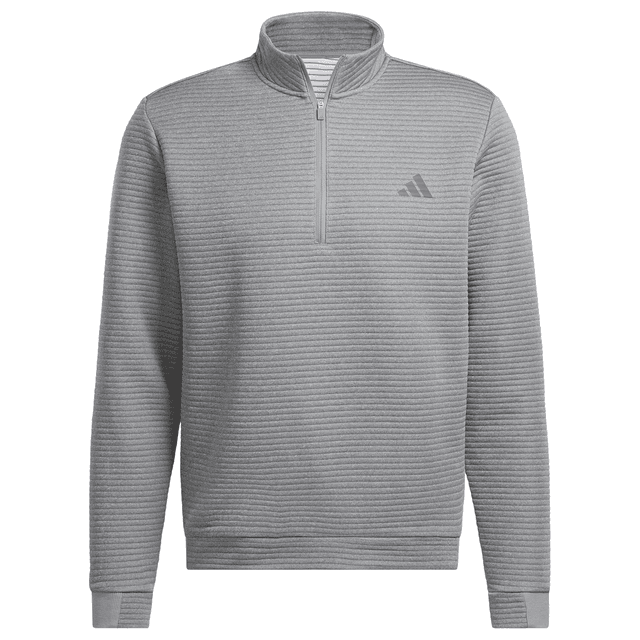 adidas Ultimate365 DWR Textured Zip Neck Sweater on Productcaster.