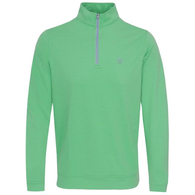 Peter Millar Perth Melange Performance Zip Neck Sweater by Scottsdale Golf on Productcaster.