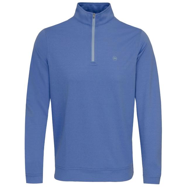 Peter Millar Perth Melange Performance Zip Neck Sweater on Productcaster.