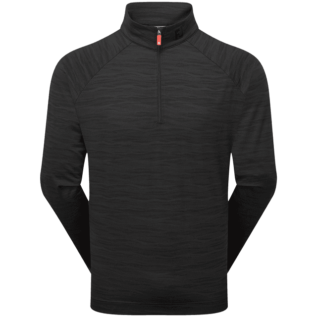 FootJoy Wave Jacquard Chill-Out Zip Neck Golf Sweater on Productcaster.