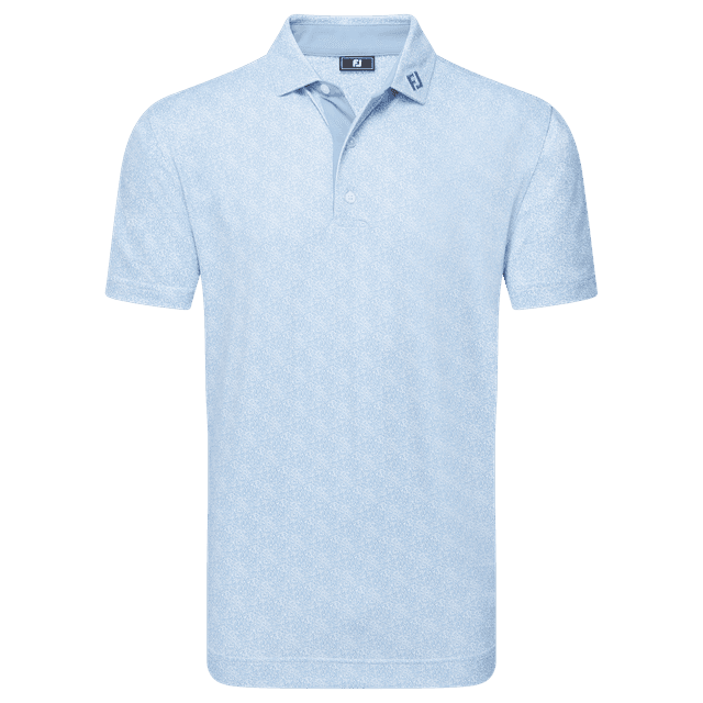 FootJoy Speckle Print Pique Golf Polo Shirt on Productcaster.