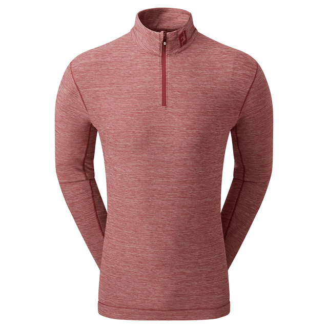 FootJoy Heather Space Dye Chill Out Zip Neck Golf Sweater on Productcaster.