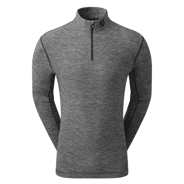 FootJoy Heather Space Dye Chill Out Zip Neck Golf Sweater on Productcaster.