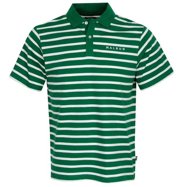 Malbon Mantis Striped Polo Shirt on Productcaster.