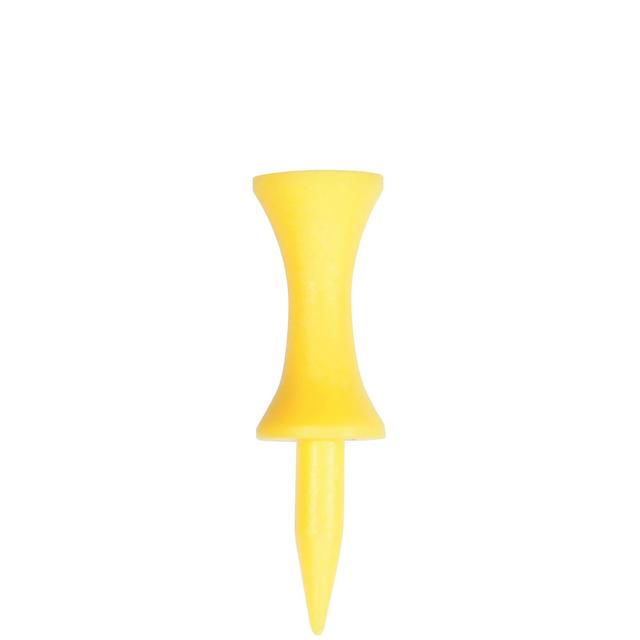 Masters Plastic Graduated Golf Castle Tees Yellow on Productcaster.