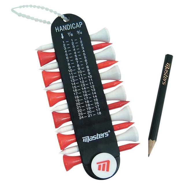 Masters Golf Tee Holder with Pencil & Ball Marker on Productcaster.