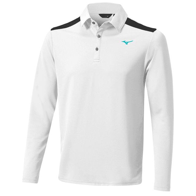 Mizuno Winter Elite Long Sleeve Polo Shirt on Productcaster.