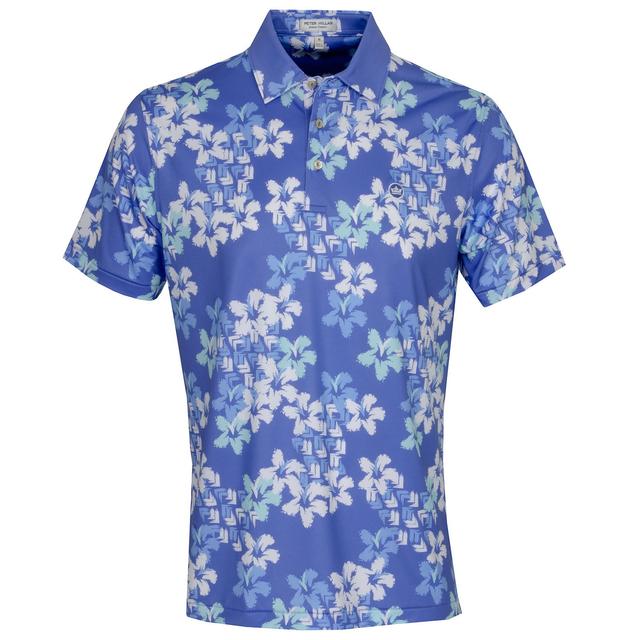 Peter Millar Abstract Floral Print Polo Shirt on Productcaster.