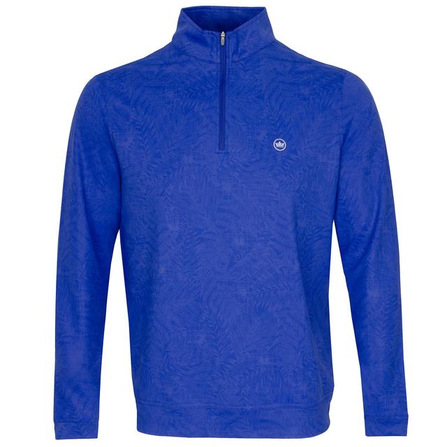 Peter Millar Perth Botanical Print Zip Neck Sweater on Productcaster.