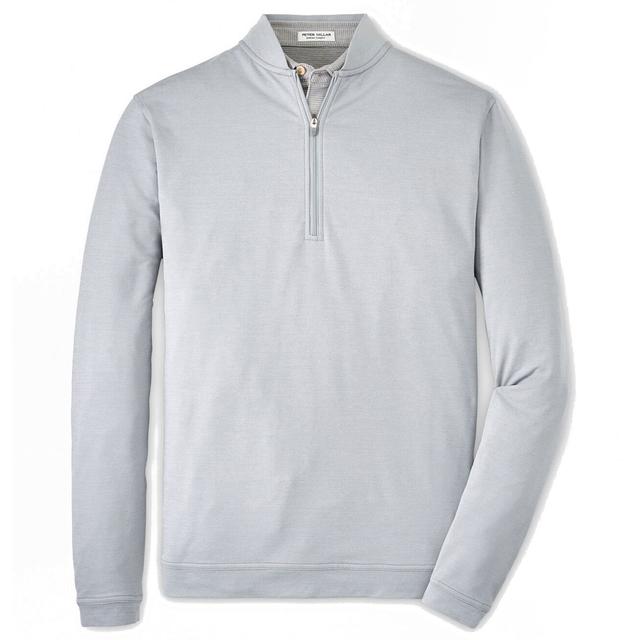 Peter Millar Ross Baseball Collar Zip Neck Sweater on Productcaster.