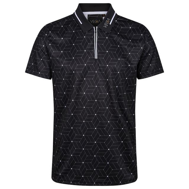 VEGA Yokohama Geometric Printed Polo Shirt on Productcaster.