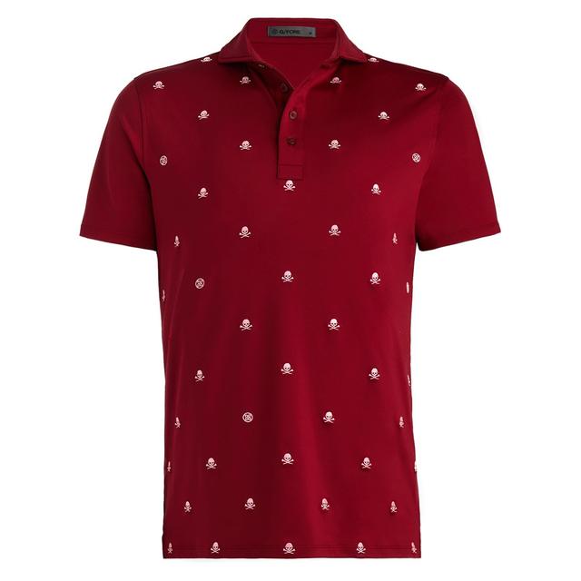 G/FORE Embroidered Tech Jersey Golf Polo Shirt on Productcaster.