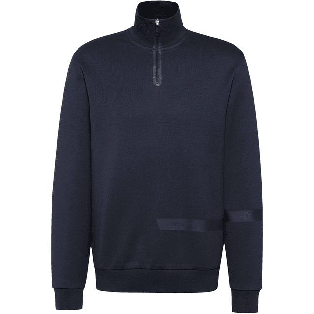 BOSS Sweat 1 Zip Neck Sweater on Productcaster.