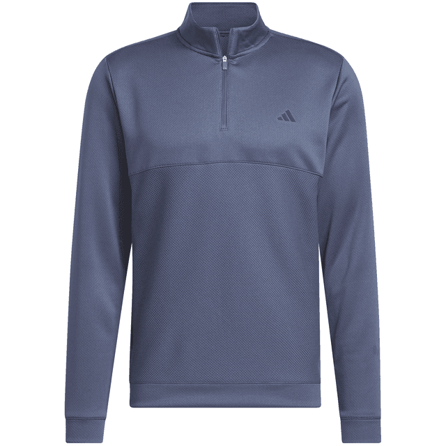 adidas Textured Q Zip Neck Sweater on Productcaster.