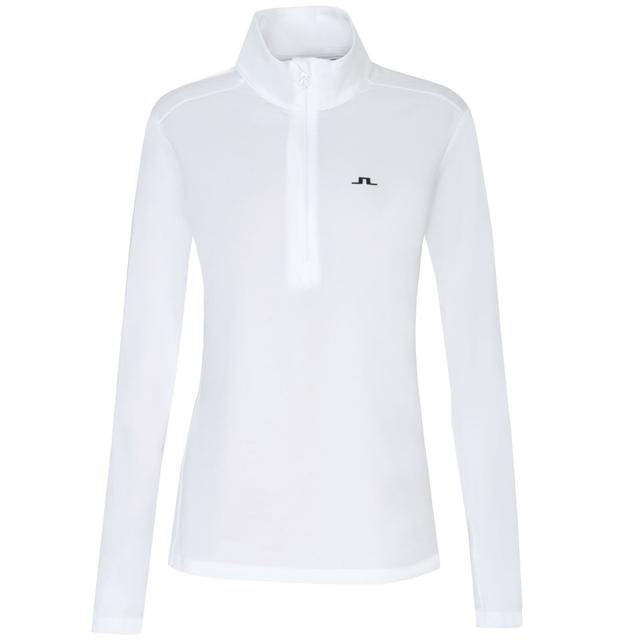 J Lindeberg Ladies Lauryn Zip Neck Sweater on Productcaster.