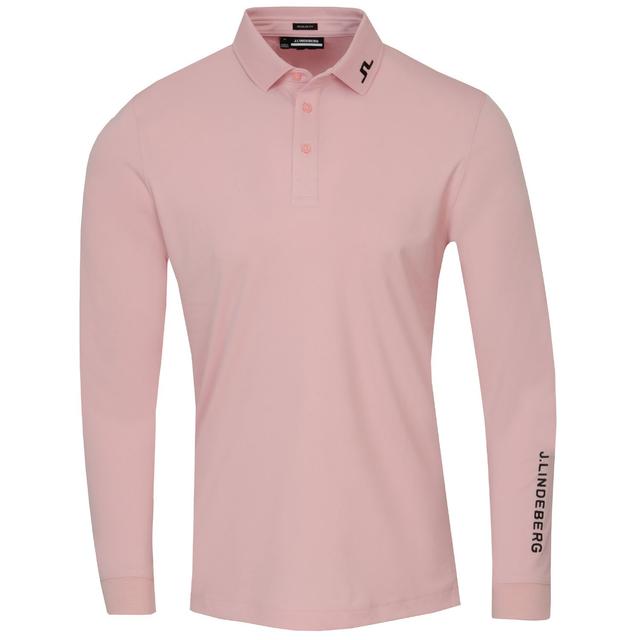 J Lindeberg Tour Tech Long Sleeve Polo Shirt on Productcaster.