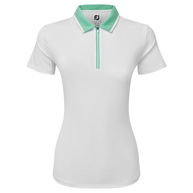 FootJoy Colour Block Cap Sleeveless Ladies Golf Polo Shirt on Productcaster.