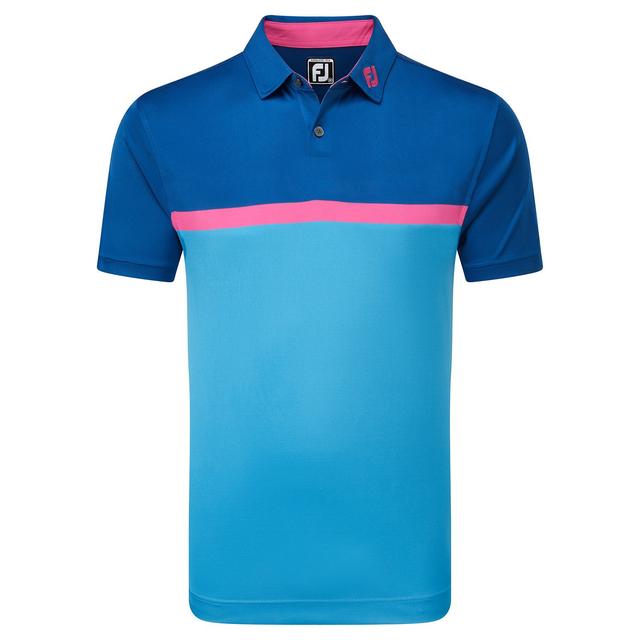 FootJoy Colour Block Interlock Golf Polo Shirt on Productcaster.