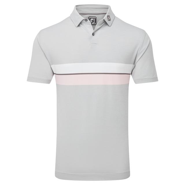 FootJoy Double Chest Band Pique Golf Polo Shirt on Productcaster.