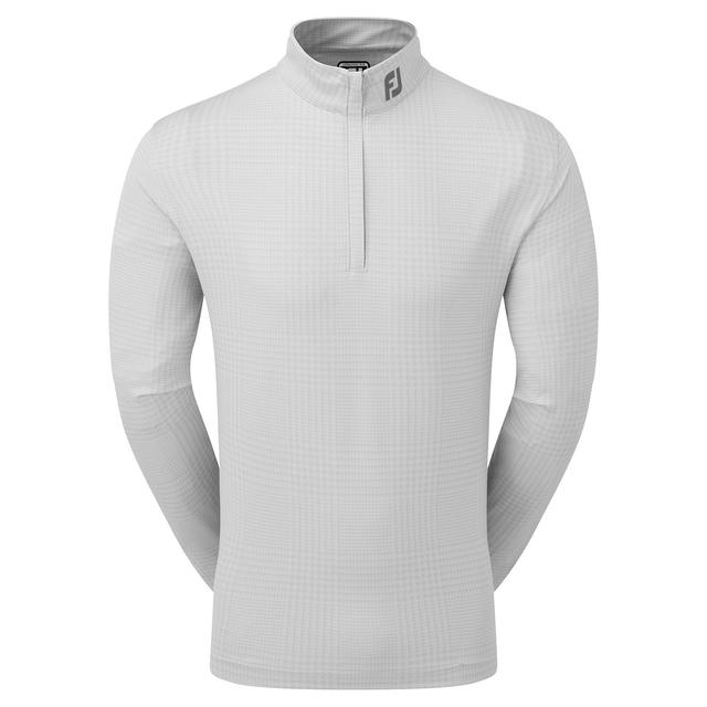 FootJoy Glen Plaid Print Chill-out Zip Neck Golf Sweater on Productcaster.