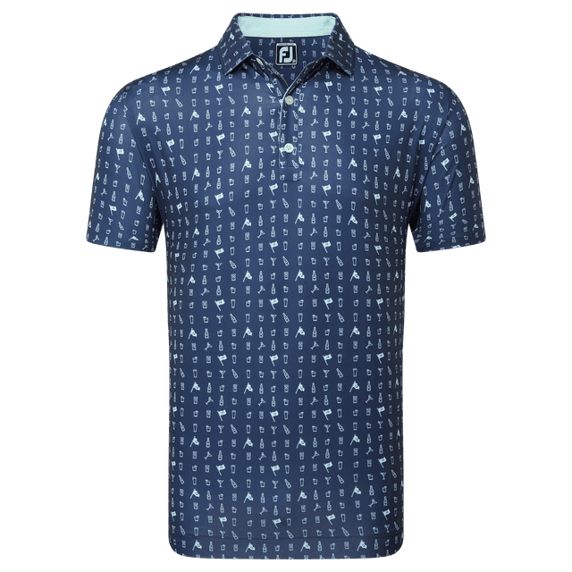 FootJoy The 19th Hole Self Collar Golf Polo Shirt on Productcaster.