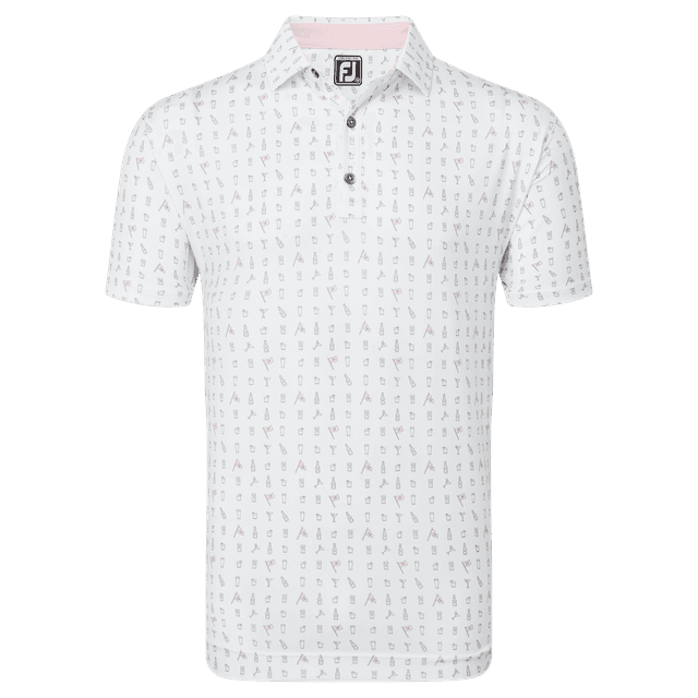 FootJoy The 19th Hole Self Collar Golf Polo Shirt on Productcaster.