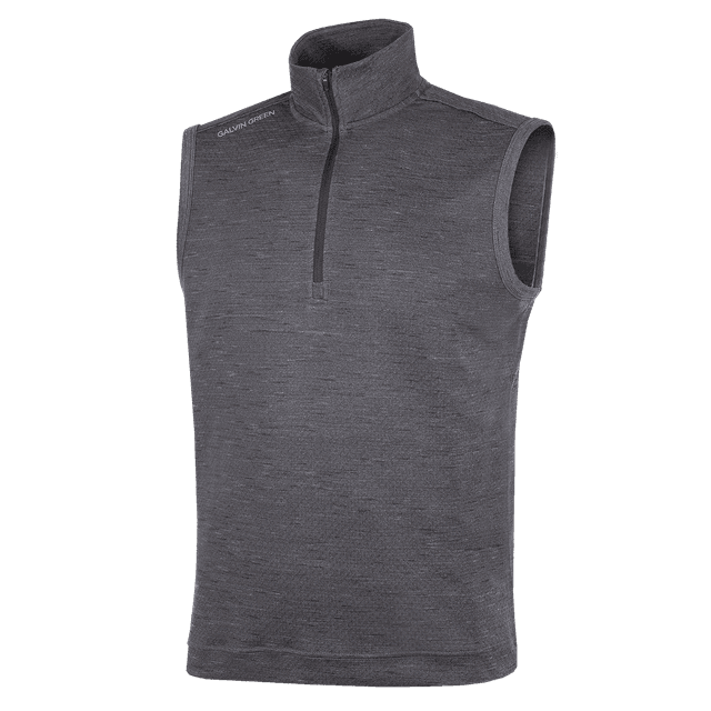 Galvin Green Del Zip Neck Sleeveless Sweater on Productcaster.