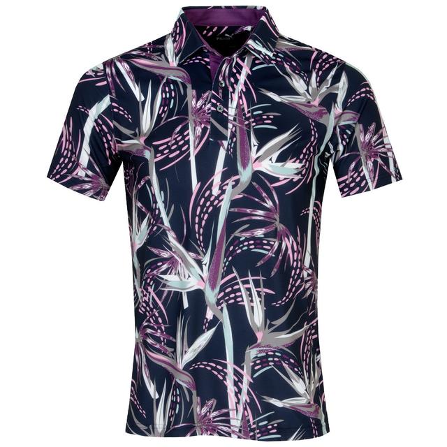 PUMA MATTR Birds of Paradise Polo Shirt on Productcaster.