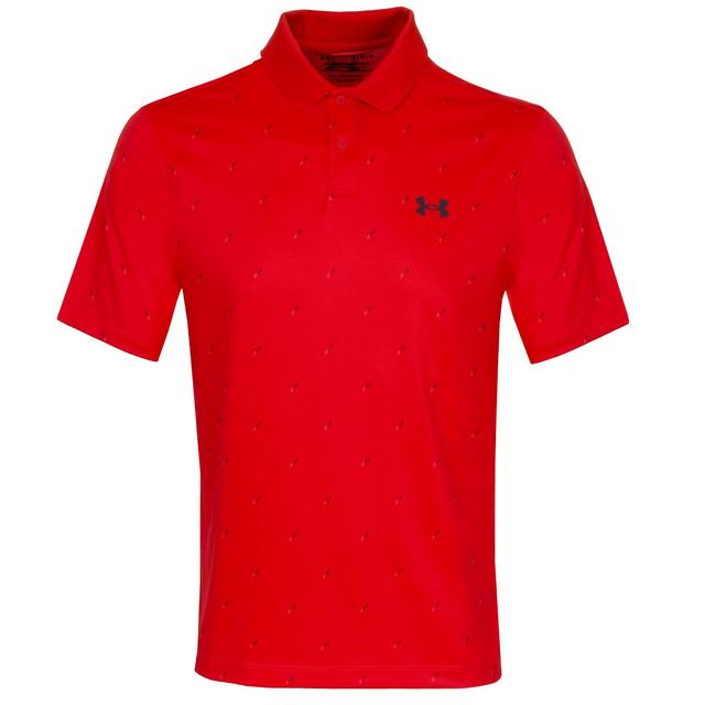 Under Armour Performance 3.0 Printed Golf Polo Shirt on Productcaster.