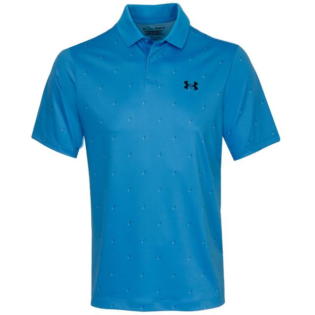 Under Armour Performance 3.0 Printed Golf Polo Shirt on Productcaster.