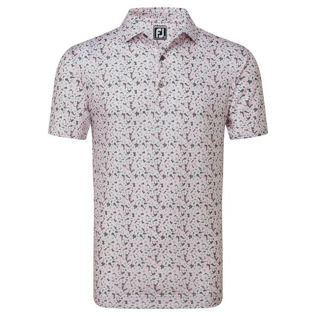 FootJoy Primrose Print Lisle Golf Polo Shirt on Productcaster.