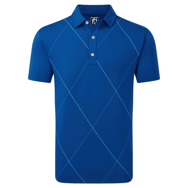 FootJoy Raker Print Lisle Golf Polo Shirt on Productcaster.