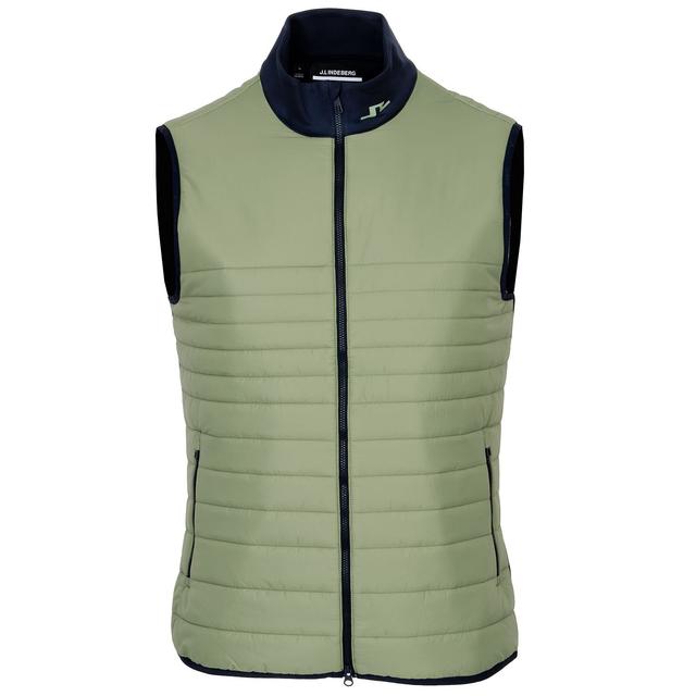 J Lindeberg Martino Quilt Hybrid Vest Golf Gilet on Productcaster.