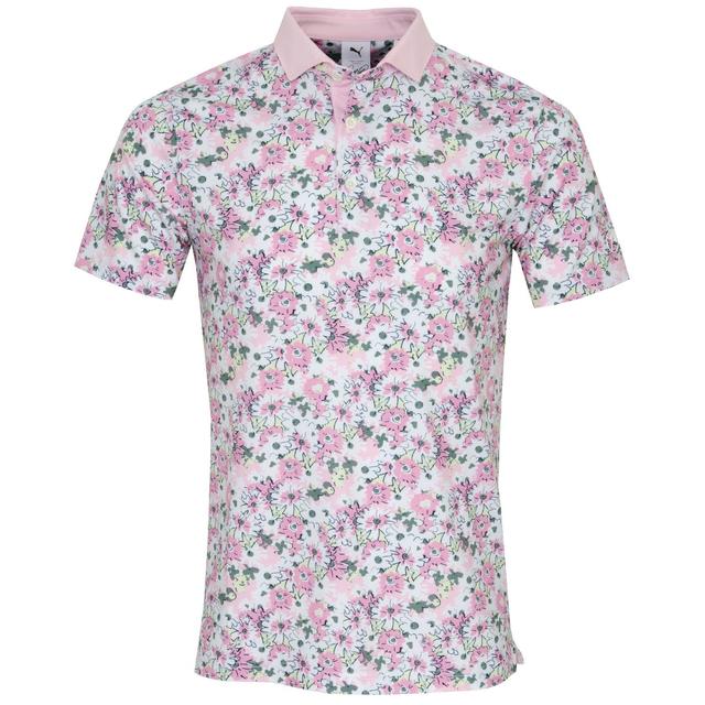 PUMA Arnold Palmer Floral Polo Shirt on Productcaster.