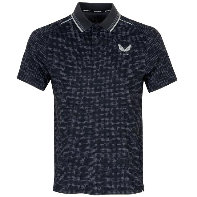 Castore Printed Tech Golf Polo Shirt on Productcaster.