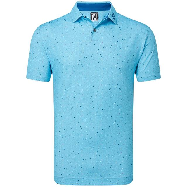 FootJoy Tweed Texture Self Collar Golf Polo Shirt on Productcaster.