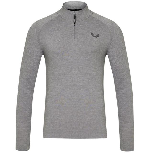 Castore Body Mapped Seamless Zip Neck Sweater on Productcaster.