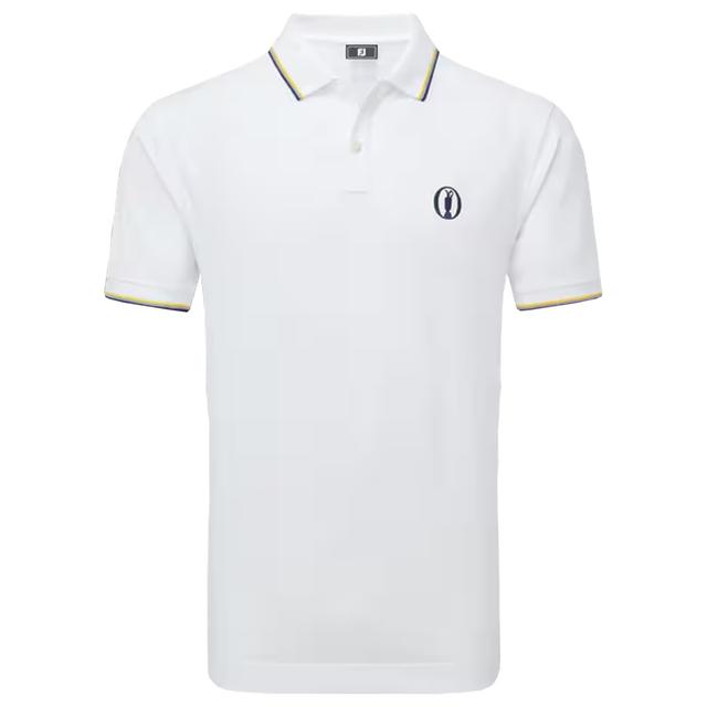 FootJoy Solid with Trim Pique Golf Polo Shirt on Productcaster.