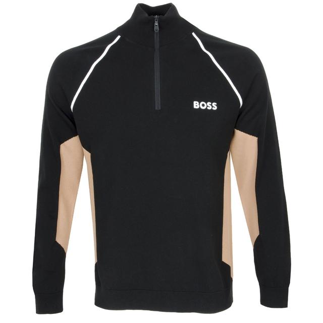 BOSS Hydro-X Zip Neck Sweater on Productcaster.