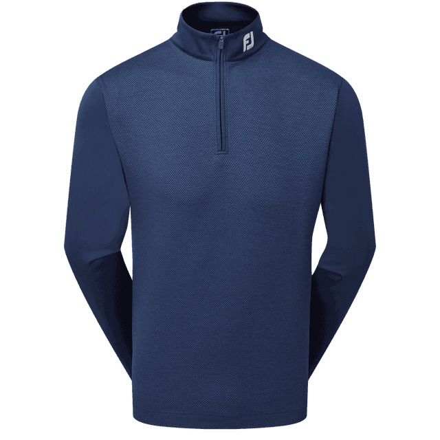 FootJoy Pine Cliffs Spacer Knit Tonal Chill-Out Zip Neck Sweater on Productcaster.