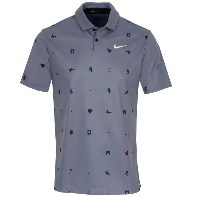 Nike Dri-FIT Tour Icon Print Golf Polo Shirt on Productcaster.