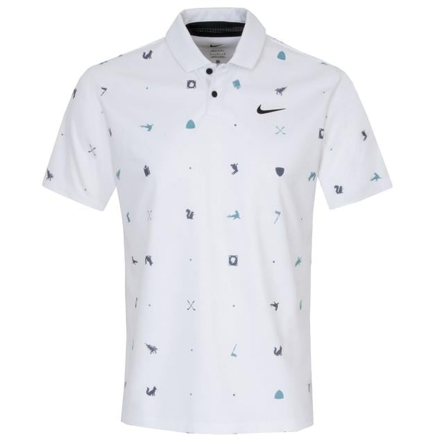 Nike Dri-FIT Tour Icon Print Golf Polo Shirt on Productcaster.