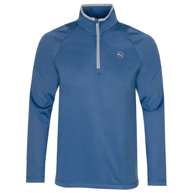 PUMA Waffle Zip Neck Golf Sweater on Productcaster.