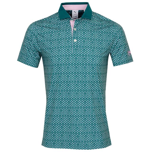 PUMA x Arnold Palmer MATTR Iced Tea Golf Polo Shirt on Productcaster.