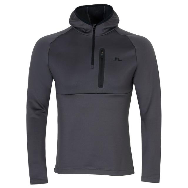 J Lindeberg Adam Zip Neck Hoodie on Productcaster.